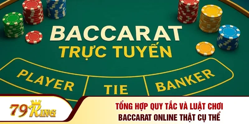 Tổng hợp quy tắc và luật chơi Baccarat online thật cụ thể